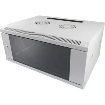 ALLNET ALL-SMC6627GREY chassis rackmount 1U 14 slots para módulos conversores de media, cinzento