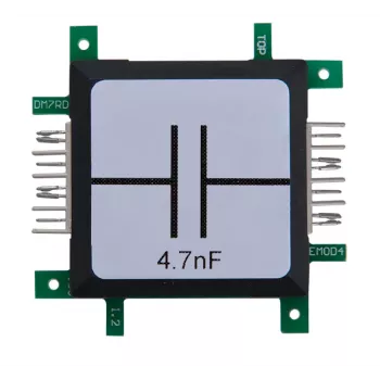 ALLNET 114167 Condensador Preto - Verde - Aço inoxidável - Branco