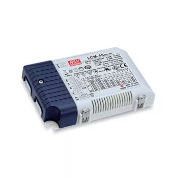 Mean Well Série LCM-40 Driver LED - corrente constante 350-1050mA 42W 0-10V regulável