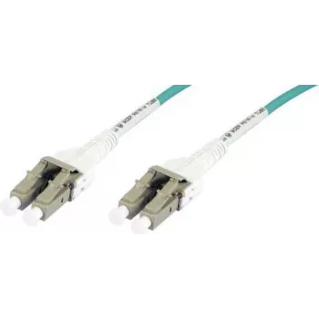 SYNERGY21 Cabo de rede de fibra ótica 10m, LC-LC, OM3, duplex, 50/125µm, azul/branco (S216706)