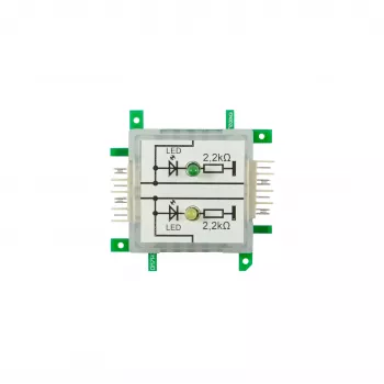 ALLNET Brick'R'knowledge LED de monitorização GPIO duplo 3mm com terra
