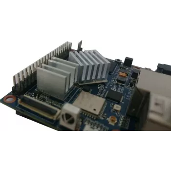 ALLNET conjunto de dissipadores de calor em alumínio 2 unidades com cola térmica universal para Raspberry Pi FriendlyElec