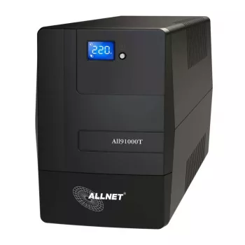 ALLNET UPS 1000VA Line-Interactive USB ecrã LCD - UPS (Offline) - 26 min (ALL91000T)