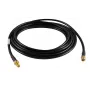 ALLNET ANT-CAB-RSMA-M-RSMA-F-100 cabo coaxial de antena LMR-195, ficha R-SMA para conector fêmea R-SMA, 200 cm, preto
