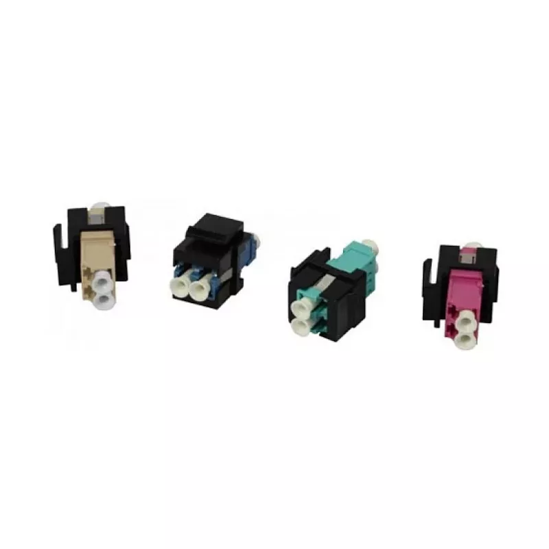 Synergy 21 S215479 Suporte de módulo Keystone para acopladores de fibra LC, preto