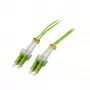 SYNERGY21 cabo de patch de fibra ótica 15 m OM5 LC-LC duplex verde