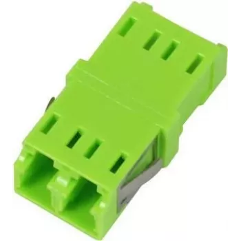 SYNERGY21 Acoplador de fibra ótica LC Duplex Multimodo OM5 verde-lima (S215509)