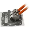 Synergy 21 Suporte de módulo Keystone caixa de encastrar para 2x módulo TP, branco puro, compatível com design UAE (S216359)