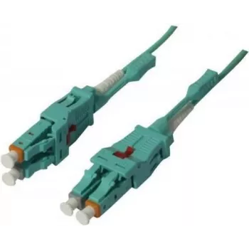 SYNERGY21 Cabo de ligação de fibra ótica 20m LC-LC OM3 Uniboot Push/Pull rotativo 2mm - Fibra Multimodo (S215549)