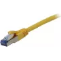SYNERGY21 Cabo de rede RJ45 - CAT6A 500MHz - 10m - amarelo - S/FTP (S-STP) - certificado GHMT