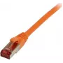 SYNERGY21 Cabo de Rede RJ45 - CAT6 250MHz - 10m Laranja - S/FTP (S-STP) - TPE/LSZH (Superflex)