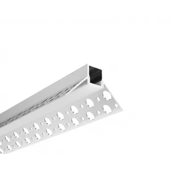 Synergy 21 Perfil em U LED 200cm, ALU069-R Perfil de Canto para Pladur (S21-LED-PR20204)