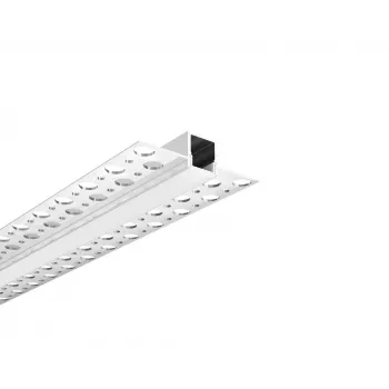 Synergy 21 Perfil em U LED 200cm ALU068-R Perfil para Pladur