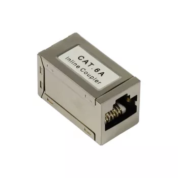 SYNERGY21 Acoplador CAT6A RJ45 Fêmea-Fêmea Slim Line Blindado