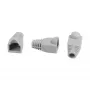Synergy21 Ficha RJ45 Cat.6A S-UTP, blindada, cinzento, pack de 100, diâmetro exterior 6,5 mm (S215675)