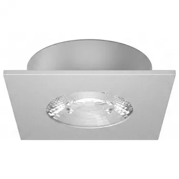 SYNERGY21 Synergy 21 Foco LED de encastrar no teto Helios prateado - quadrado - branco quente