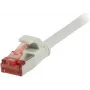 Cabo patch RJ45 Synergy 21, CAT6 250MHz, 7,5m cinzento, FTP (U/FTP), TPE (Superflex), plano