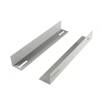 Calha em L de 19 polegadas ALLNET 325mm, 1 par, cinzento-claro, para série SMB66xx