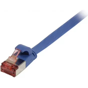 Cabo patch RJ45 Synergy 21, CAT6 250MHz, 10m azul, FTP (U/FTP), TPE (Superflex), plano