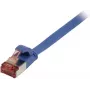 Cabo patch RJ45 Synergy 21, CAT6 250MHz, 10m azul, FTP (U/FTP), TPE (Superflex), plano