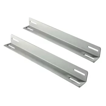 ALLNET ALL-S0002111 Calhas em L para armário de 19 polegadas, 550 mm, cinzento claro, 1 par