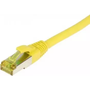 Cabo patch RJ45 SYNERGY21, CAT6A 500MHz, 30m, amarelo, S/FTP, TPE/LSZH Ultraflex, AWG26, com cabo bruto CAT7