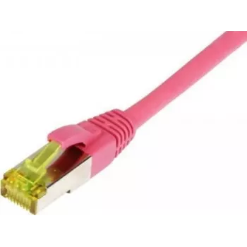 Cabo patch RJ45 SYNERGY21, CAT6A 500MHz, 30m, magenta, S-STP (S/FTP), TPE/LSZH (Ultraflex), AWG26, com cabo bruto Cat.7