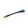 ALLNET cabo de antena LMR-195 SMA fêmea para Fakra fêmea Waterblue Keycode Z 10cm