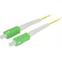 Cabo patch de fibra ótica SYNERGY21 7,5m SC/APC-SC/APC OS2 G.657.A2 9/125μm simplex 2mm