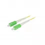 Cabo de patch de fibra ótica SYNERGY21 20m SC/APC para SC/APC OS2 G.657.A2 9/125µm simplex 2mm amarelo