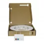 Caixa compacta FTTH Synergy 21, pré-montada, 2xSC/APC -> extremidade aberta, 40m, 9/125µm, G.657.A2, 2 fibras, DA=2,2mm