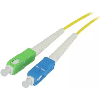 Cabo de patch de fibra ótica SYNERGY21 15m SC/APC para SC/APC monomodo OS2 G.657.A2 9/125µm 2mm proteção contra dobras