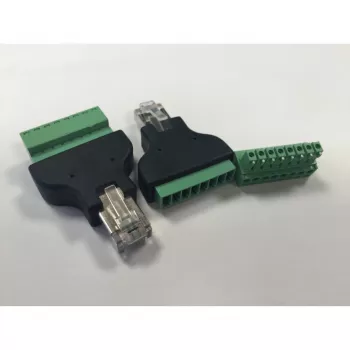 ALLNET STT-RJ45 ficha RJ45 não blindada Cat.6 para montagem no local para KEFA Phoenix