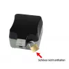 Synergy 21 caixa de módulo Keystone de sobrepor IP66 com argola para cadeado, cinzento claro (RAL 7035) - S216381