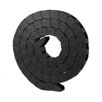 ALLNET 4duino 3D Towlines Corrente de Arrasto para Cabos 10mm x 10mm Medida Interior, 1m, Preto, Fecho Rápido (ALLTow12mm)