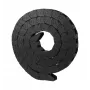 ALLNET 4duino 3D Towlines Corrente de Arrasto para Cabos 10mm x 10mm Medida Interior, 1m, Preto, Fecho Rápido (ALLTow12mm)
