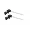 Synergy21 Cabo de Patch RJ45, CAT6A 500MHz, 0,15m, Branco, S/FTP, Slimline Redondo d=4,5mm, TPE/LSZH (Superflex), AWG28, com Ficha CAT7, Ficha Rotativa