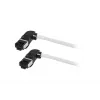 Synergy21 Cabo de Patch RJ45, CAT6A 500MHz, 0,25m, Branco, S/FTP, Slimline Redondo d=4,5mm, TPE/LSZH (Superflex), AWG28, com Ficha CAT7, Ficha Rotativa