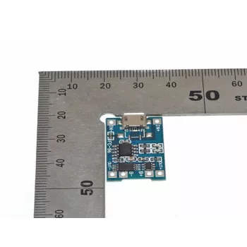 ALLNET 4duino Carregador Micro USB para bateria de iões de lítio 5V 1A com módulo de proteção (ALL_OY_3404)