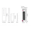 Miboxer Synergy 21 telecomando LED 2,4GHz Dual White CCT+ regulador de intensidade (C3-W)