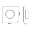 Miboxer Synergy 21 Comando LED mini 2,4GHz Dual White CCT + dimmer (K1-B)