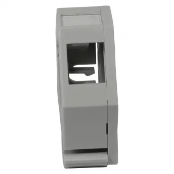 Synergy 21 S215416 Suporte de módulo Keystone para calha DIN para 1x módulo TP, cinzento