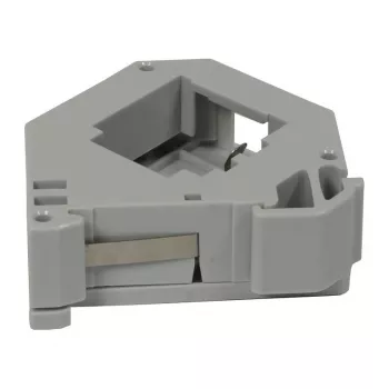 Synergy 21 S215416 Suporte de módulo Keystone para calha DIN para 1x módulo TP, cinzento