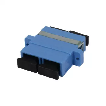 SYNERGY21 Acoplador de Fibra Ótica SC Fêmea para SC Fêmea 9/125µm Monomodo Duplex PVC OS2 Manga Cerâmica