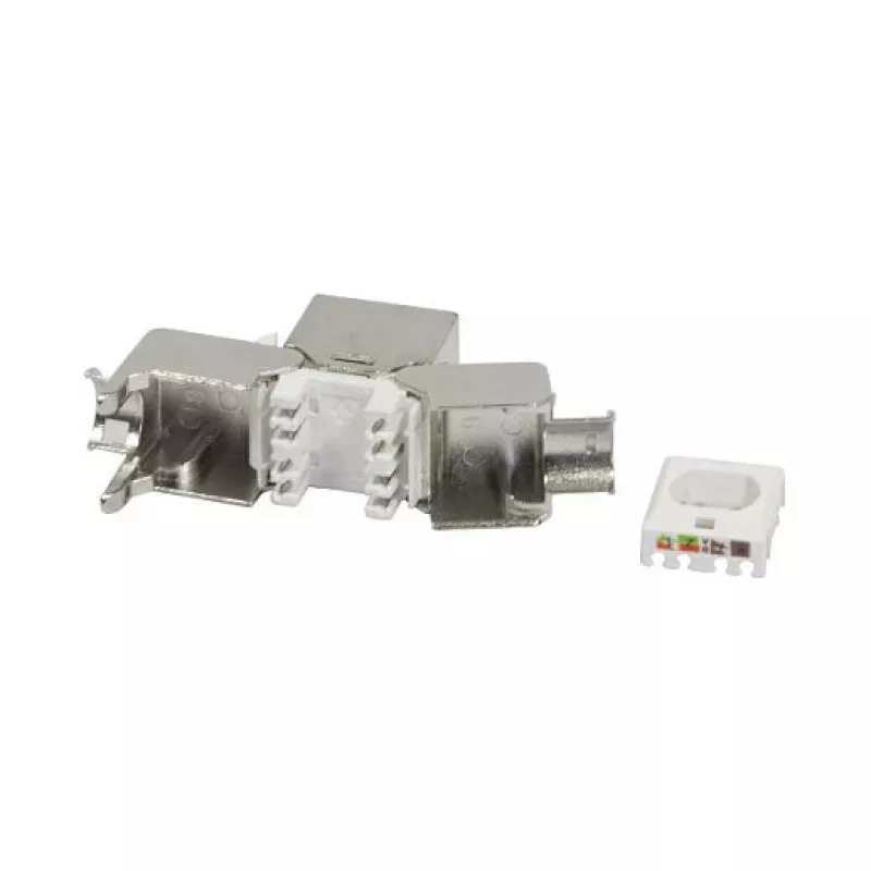Synergy 21 Módulo Keystone TP Fêmea RJ45 CAT6A 500MHz Slim-line/Short