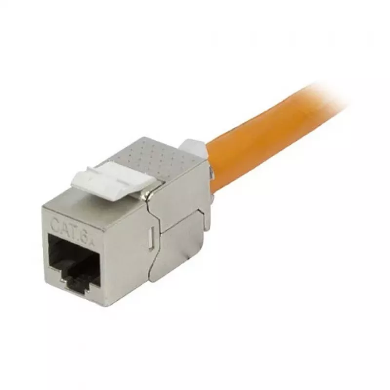 Synergy 21 Módulo Keystone TP Fêmea RJ45 CAT6A 500MHz Slim-line/Short