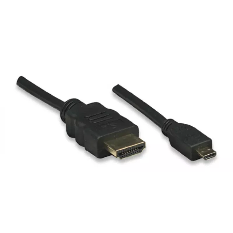 Cabo ALLNET HDMI para Micro HDMI 1m 4K/60Hz preto (ALL-HDMI-Micro-1m)
