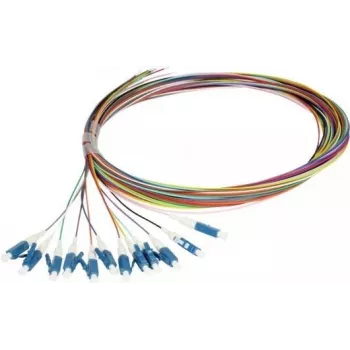Synergy 21 S215475V2 Pigtail de fibra ótica 2 m LC/UPC OS2 pack de 12 colorido