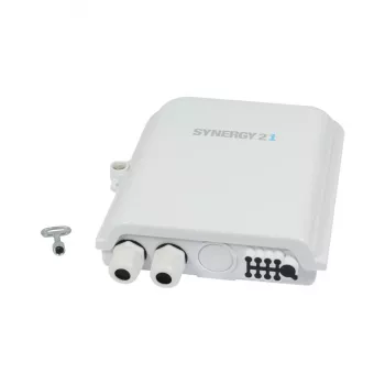Synergy 21 Caixa de parede FTTH IP65 2x entrada / 8x saída