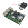 ALLNET Rock Pi 4C+ Heatsink Set (Rock4C+Heat-Set) - Conjunto de arrefecimento passivo para Radxa Rock Pi 4C Plus